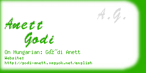 anett godi business card